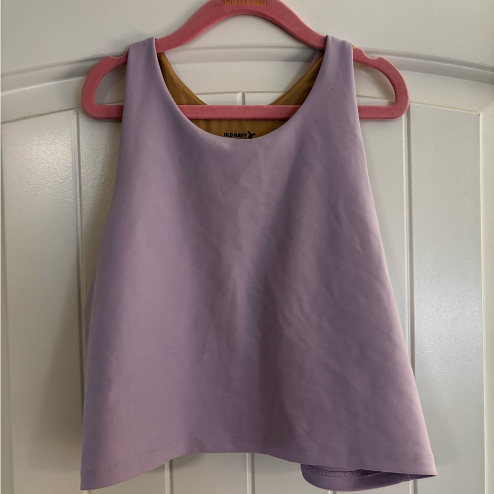 Old Navy Light Purple Girls Powersoft Sports Bra XXL